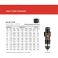 Grams Performance Nissan 300ZX (Top Feed Only 11mm) 1000cc Fuel Injectors (Set of 6)