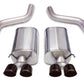 Corsa 06-13 Chevrolet Corvette C6 Z06 7.0L V8 Black Sport Axle-Back Exhaust