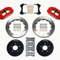 Wilwood Narrow Superlite 6R Front Hat Kit 12.88in Red 1994-2004 Mustang