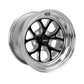 Weld S76 15x8 / 5x4.75 BP / 5.5in. BS Black Wheel (Medium Pad) - Non-Beadlock