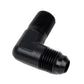 Aeromotive Fitting Elbow 1/4in-MNPT to AN-06 90-Deg Black