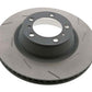 SHW 13-16 Porsche Panamera GTS 4.8L w/o Ceramics Right Rear Slotted Monobloc Brake Rotor(298615602B)
