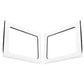 DEI 11-18 Jeep Wrangler JK 4-Door Boom Mat Rear Side Window Trim - 2 Piece - White