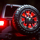 Oracle LED Illuminated Wheel Ring 3rd Brake Light - Red