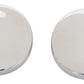 Kentrol 07-18 Jeep Wrangler JK Liftgate Button Covers Pair - Polished Silver