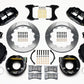 Wilwood Narrow Superlite 4R Rear P-Brk Kit 12.88in Mopar/Dana 2.36in Off w/Snap Ring Brng