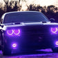 Oracle 08-14 Dodge Challenger Dynamic Surface Mount Headlight Halo Kit - ColorSHIFT - Dynamic