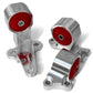 Innovative 88-91 Civic B-Series Silver Aluminum Mounts 95A Bushings (Cable)
