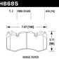 Hawk 10-11 Range Rover/Range Rover Sport Supercharged LTS Front Brake Pads