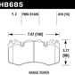 Hawk 10-11 Range Rover/Range Rover Sport Supercharged LTS Front Brake Pads