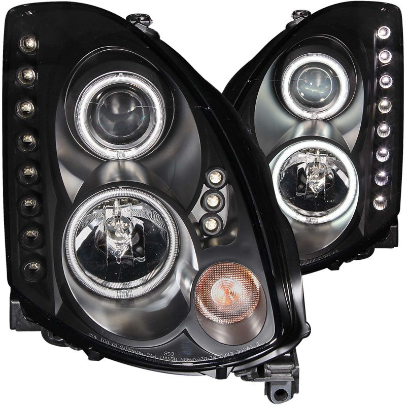 ANZO 2003-2007 Infiniti G35 Projector Headlights 