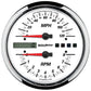 Autometer Pro-Cycle Gauge Tach/Speedo 4 1/2in 8K Rpm/120 Mph White
