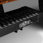 N-Fab Growler Fleet 2019 Ford Transit Van - Rear Door Step - Tex. Black