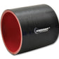 Vibrant Silicone Hose Coupling 1-3/8in I.D. x 3in Long - Gloss Black
