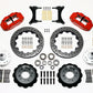 Wilwood Narrow Superlite 6R Front Hub Kit 12.88in Drill Red 79-87 GM G Body