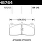 Hawk AP Racing CP7555D70 DTC-60 AP Racing Brake Pads
