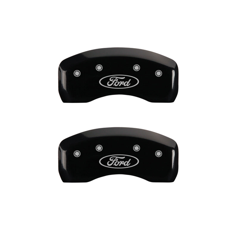 MGP 4 Caliper Covers Engraved Front & Rear MGP Red finish silver ch