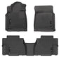 Husky Liners 08-11 Toyota Sequoia WeatherBeater Front & 2nd Seat Floor Liners (Black)