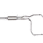 Gibson 96-97 Chevrolet S10 LS 2.2L 1.75in Cat-Back Dual Split Exhaust - Aluminized