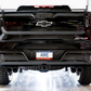 AWE Tuning 22-23 GMC Sierra 1500 AT4X 6.2L 0FG Catback Split Dual (Flat Bumper) - Chrome Silver Tips