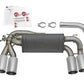 aFe MACHForce XP 3in - 2 1/2in Axle Back 304SS Exhaust w/ Polished Tips 16-17 BMW M2 (f87)