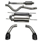 Corsa 12-14 Scion FRS / Subaru BRZ Black Tip Sport Cat-Back Exhaust