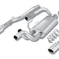 Borla 09-13 Dodge RAM 1500 5.7L CC/SB w/Fact Sngl Exh C/B 3x2.5in Single Round Rolled Split Rear