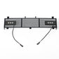 Putco 11-16 Ford SuperDuty - SS Black Bar Design w/ Qty 2 - 6in Light bars Bumper Grille Inserts
