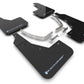 Rally Armor 2022 Hyundai Ioniq 5 Black Mud Flap w/ Light Blue Logo