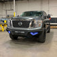 Road Armor 16-19 Nissan Titan XD SPARTAN Rear Bumper - Tex Blk