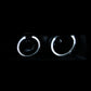 ANZO 1992-1998 BMW 3 Series E36 Projector Headlights w/ Halo Black G2 1 pc
