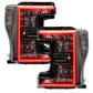 Oracle 17-19 Ford F-250 SD Dynamic Pre-Assembled Headlights - Halogen - Black Edition - ColorSHIFT