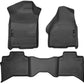 Husky Liners 09-12 Dodge Ram 1500 Quad Cab WeatherBeater Black Front & Second Seat Floor Liner