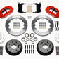 Wilwood Narrow Superlite 6R Front Hub Kit 12.88in Red 67-69 Camaro 64-72 Nova Chevelle
