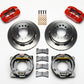 Wilwood Dynapro Low-Profile 11.00in P-Brake Kit - Red Chevy C-10 2.42 Offset 5-lug