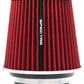 Spectre Adjustable Conical Air Filter 5-1/2in. Tall (Fits 3in. / 3-1/2in. / 4in. Tubes) - Red