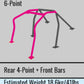 Cusco Roll Cage 6pt Dash Escape-Roof Style Chromoly 2 Passenger CT9A Evo 7 (S/O / No Cancel)