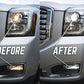 Oracle H4 4000 Lumen LED Headlight Bulbs (Pair) - 6000K