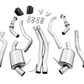AWE Tuning Audi B9.5 RS5 Sportback Non-Resonated Touring Edition Exhaust - RS-Style Diamond Blk Tips