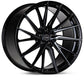 Vossen HF-4T 20x10 / 5x120 / ET45 / Deep Face / 72.56 - Tinted Gloss Black - Right Wheel