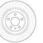 StopTech Power Slot 12-13 Audi A6 Quattro/11-12 A7 Quattro / 10-13 S4 Rear Right Slotted Rotor