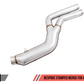 AWE 2020 Toyota Supra A90 Non-Resonated Touring Edition Exhaust - 5in Chrome Silver Tips