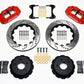 Wilwood Narrow Superlite 4R Rear Kit 14.00in Drill Red 65-82 Corvette C2/C3