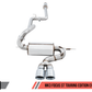 AWE Tuning Ford Focus ST Touring Edition Cat-back Exhaust - Resonated - Diamond Black Tips