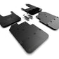Rally Armor 16-22 Toyota Tacoma Black Mud Flap w/ Army Green Logo