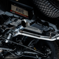 AWE Tuning 2021+ Ford Bronco 0FG Dual Rear Exit Exhaust w/Chrome Silver Tips & Bash Guard