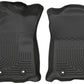 Husky Liners 2018 Toyota Tacoma Double Cab w/ Standard Trans WeatherBeater Black Front Floor Liners
