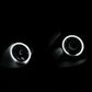 ANZO 1998-2005 Lexus Gs300 Projector Headlights w/ Halo Black