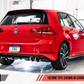 AWE Tuning Volkswagen Golf R MK7.5 SwitchPath Exhaust w/Chrome Silver Tips 102mm