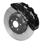 Wilwood SX6R Front Brake Kit 15in Lug Drive Rotor Slotted Black w/ Lines 15+ Ford Mustang